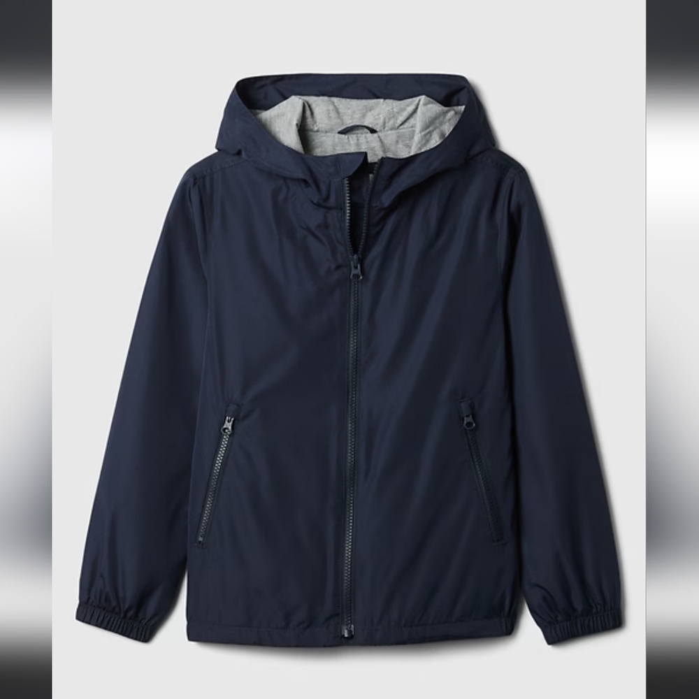 Gap Kids Lined Windbreaker Size M (8) Navy Blue